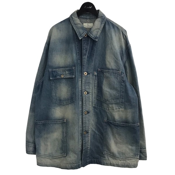 HERILL Nep denim Coverall jacket タグ付き HERILL Nepdenim Coverall Jacket – unexpected store