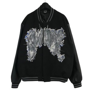 DEATH NOTE REVENGE スタジャン 激レア】XLARGE x DEATHNOTE VARSITY JACKET L デスノート
