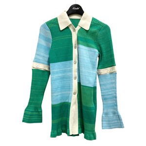 Jancidium NOA PATCHWORK RIB TOP カーディガン