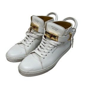 ブシェミ BUSCEMI スニーカー 濃い レザー ハイカット100MM