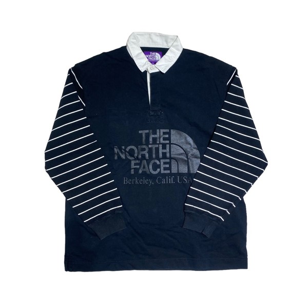 世界を買える THE NORTH FACE NT3954N M ラガーシャツ パープル