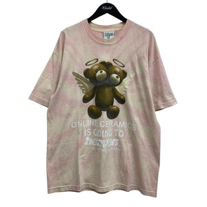ONLINE CERAMICS オンラインセラミックス タイダイ総柄Tシャツ ONLINE CERAMICS オンラインセラミックス タイダイ総柄Tシャツ