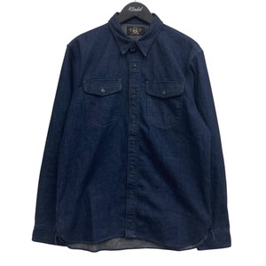 【良品】激レア RRL ヴィンテージ デニムシャツ Mサイズ RRL(ダブルアールエル) デニムシャツ インディゴ サイズ M