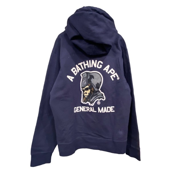 在庫限りSALE A BATHING APE エイプ パーカー バックプリント