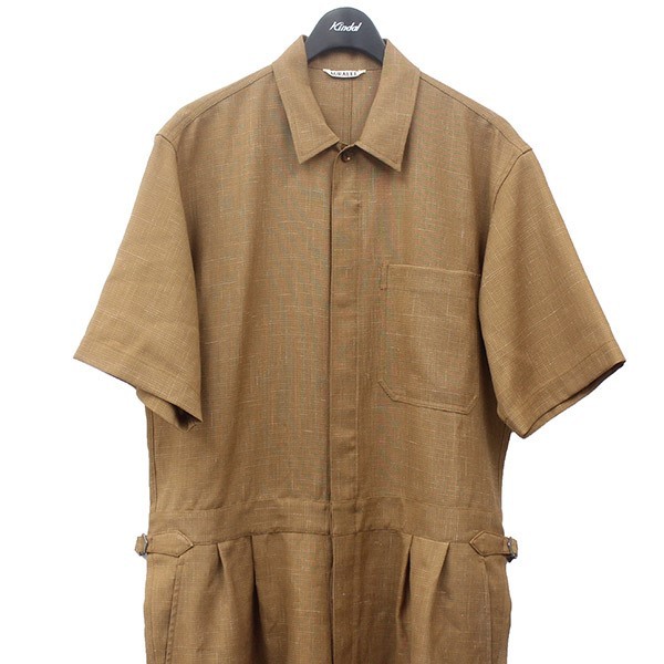 買取】AURALEE / オーラリー 20SS WOOL CUPRA LINEN CLOTH JUMPSUIT