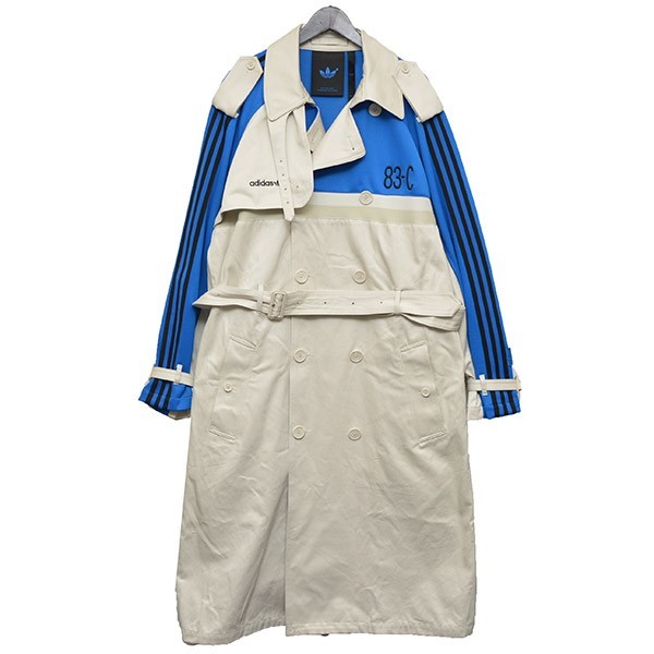 買取】adidas / アディダス BLUE VERSION 83-C TRENCH COAT ドッキング