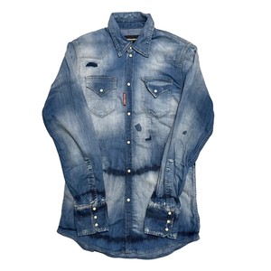 DSQUARED2 ライダースデニムジャケット OVER JEAN JACKET-