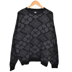 BUDSPOOL×GAKKIN 花罰家紋クルーネックニット 初期モデル GAKKIN