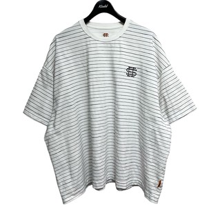 SEESEE×URBS SUPER BIG FLAT SS BOARDER オーバーサイズボーダーT ...