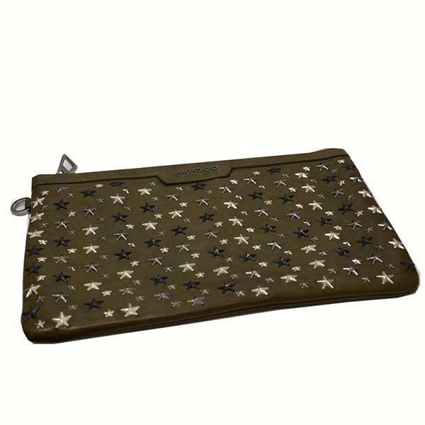 ジミーチュウ バッグ Jimmy Choo クラッチ スター スタッズ セカンド